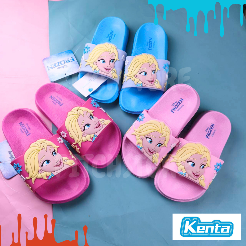 KENTA รองเท้าแตะแบบสวมเด็กผู้หญิงลาย FROZEN รุ่น FZ351 (24-29)