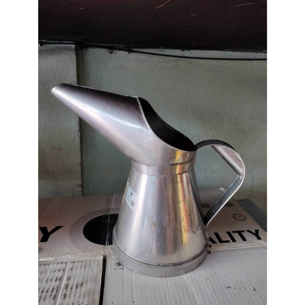 กาตวงน้ำมัน สแตนเลส/สังกะสี กรวยตวงน้ำมัน ลิตรตวงน้ำมัน มีรับรองการชั่งตวงวัด - รูปที่ 2