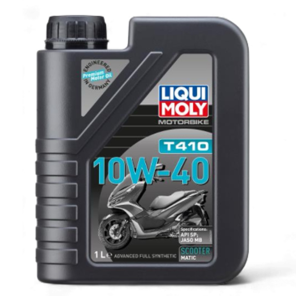 1L น้ำมันเครื่องมอเตอร์ไซค์รถออโต้(สังเคราะห์แท้)MOTORBIKE T410 10W-40 SCOOTER แถมเฟืองท้ายMotul รูปที่ 2