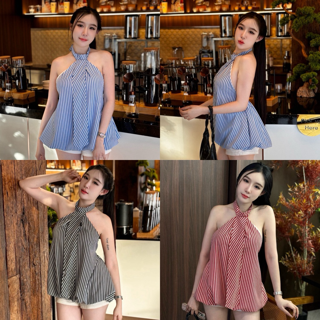 เสื้อแต่งเน็คไททรงบอลลูน (นท1)
