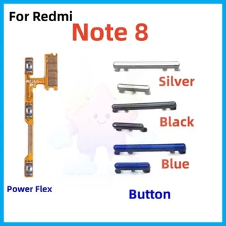 Power On off ริบบิ้น ปุ่มปรับระดับเสียง Flex สําหรับ Redmi Note 8