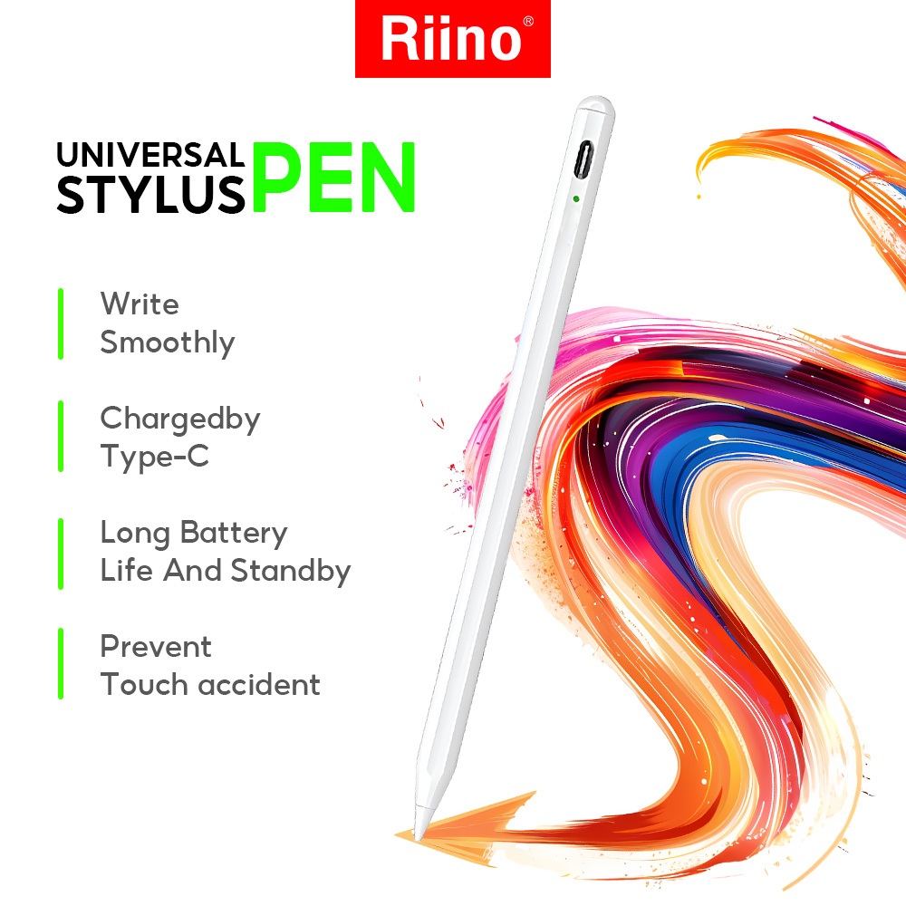 [Air7/Mini/Pro pencil] ปากกาสไตลัส วางมือบนจอ+แรเงาได้ ปากกาทัชสกรีน Stylus Pen Pad สัมผัสเสถียร ไม่