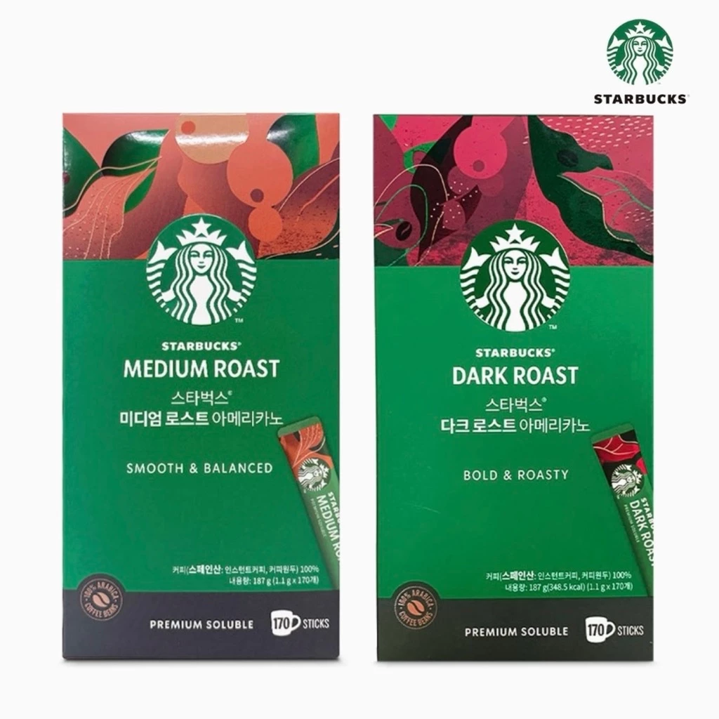 ส่งไว (1Stick) Starbucks Premium Soluble Instant Coffee กาแฟดำ สตาร์บัคส์ ชนิดชงพร้อมดื่ม