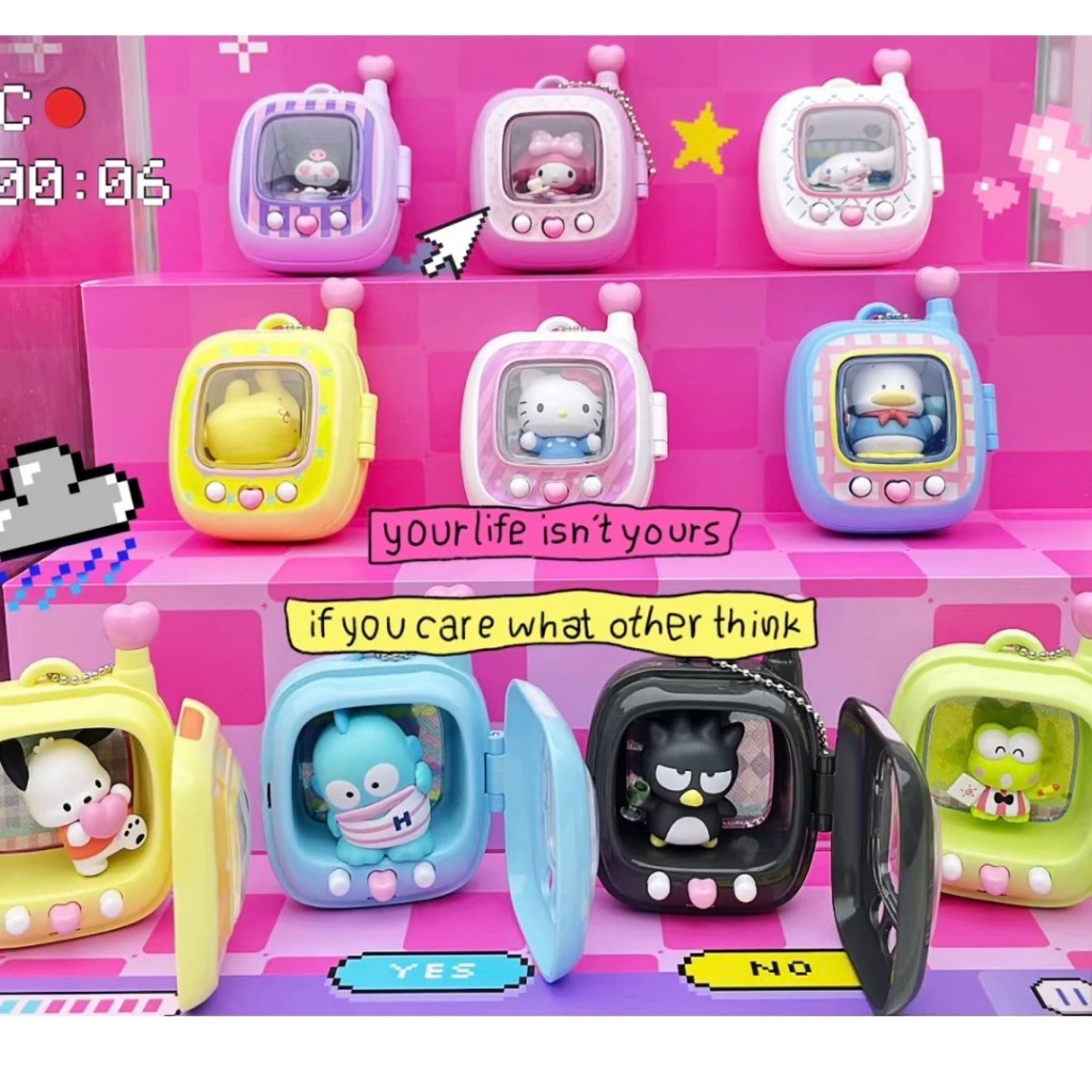 (แบบสุ่ม/เลือกตัว/พร้อมส่ง🇹🇭) พวงกุญแจรวมซานริโอ้ Sanrio Pocket Eif Series