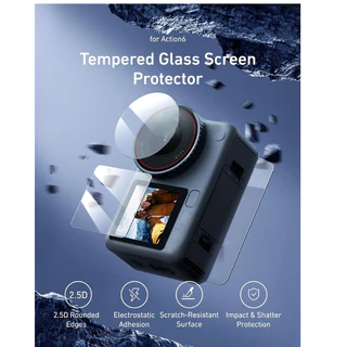 Telesin DJI Osmo Action 6 Tempered Glass Protector ฟิล์มกระจกป้องกันรอย