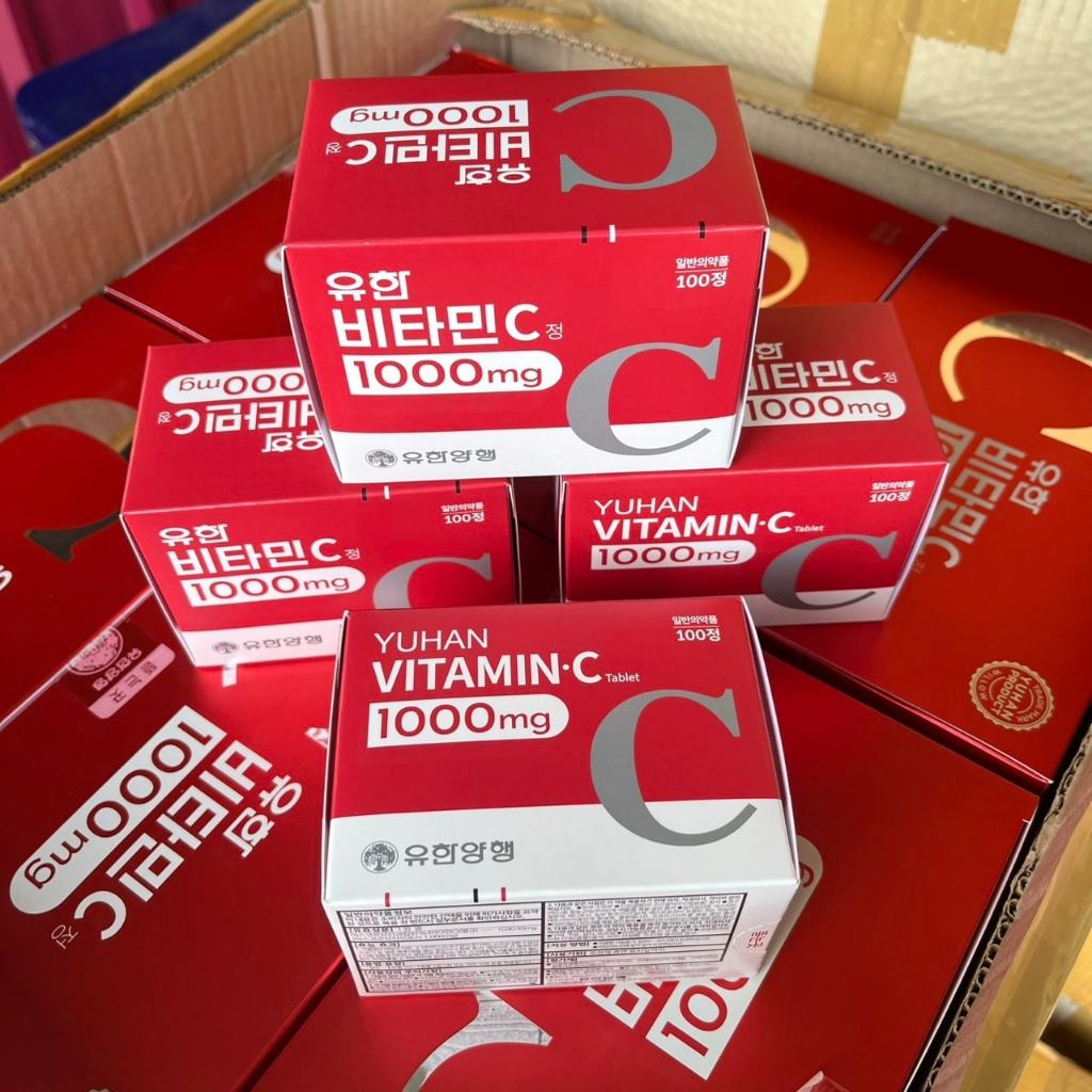 Yuhan Vitamin C ยูฮาน วิตามินซีเกาหลี [100 เม็ด/ก