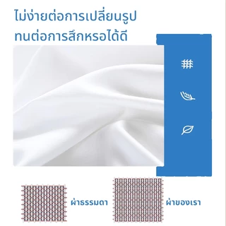 ชุดผ้าปูที่นอนรัดมุมสีขาว 3.5 /5 / 6 ฟุต สไตล์โรงแรม 2 / 3 ชิ้น พร้อมปลอกหมอน ผ้านุ่ม ไม่อับ ซักง่าย