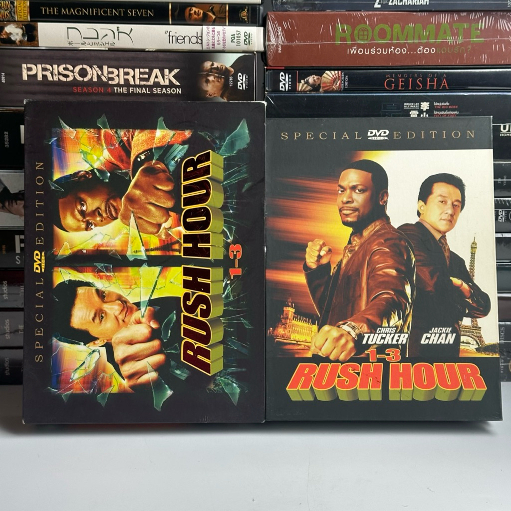 DVD ดีวีดี RUSH HOUR 1-3 บรรยายไทย 3disc boxset (ไม่แท่)