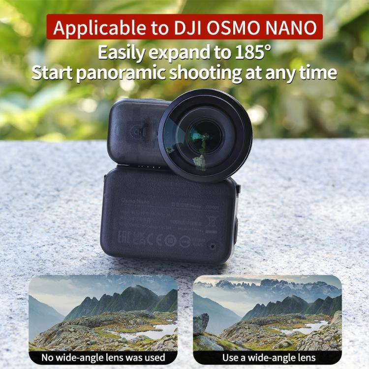 Wide Angle Lens Filter for DJI OSMO Nano 185 Degrees ฟิลเตอร์เลนส์มุมกว้าง