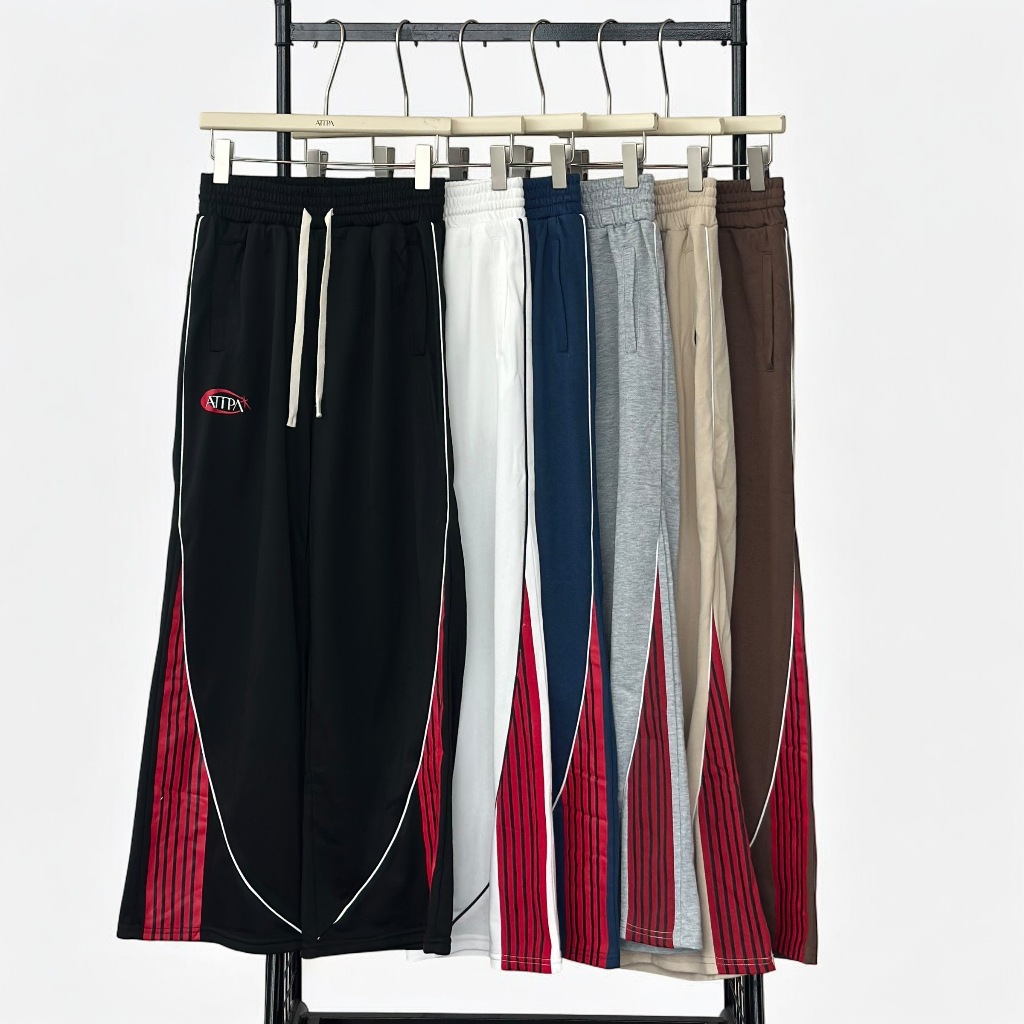 Atipashop - SPHERE WARM PANTS กางเกงวอร์มขายาว สีทูโทน ทรงสวย