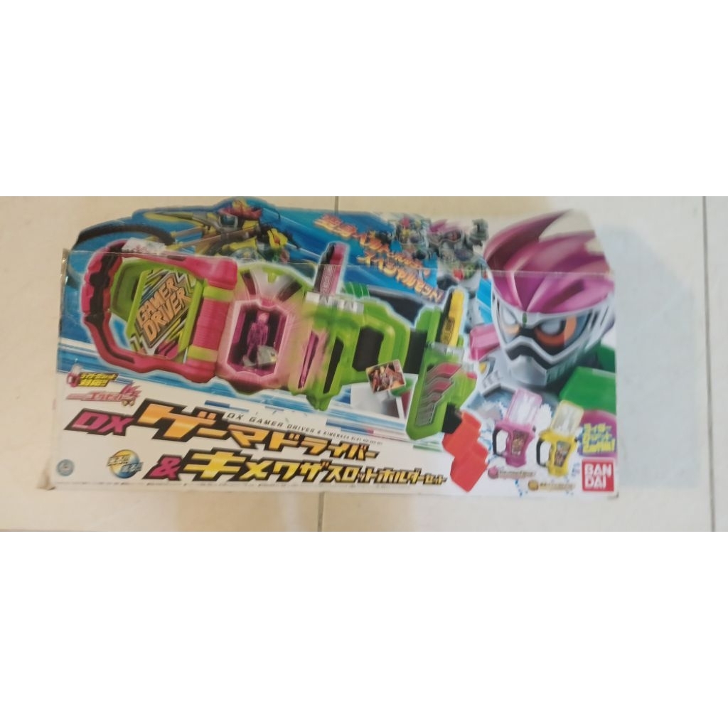 DX Gamer Driver เข็มขัดมาสไรเดอร์เอกเซด EX-aidมือสองงานเก่าญี่ปุ่นไม่ผลิตแล้ว