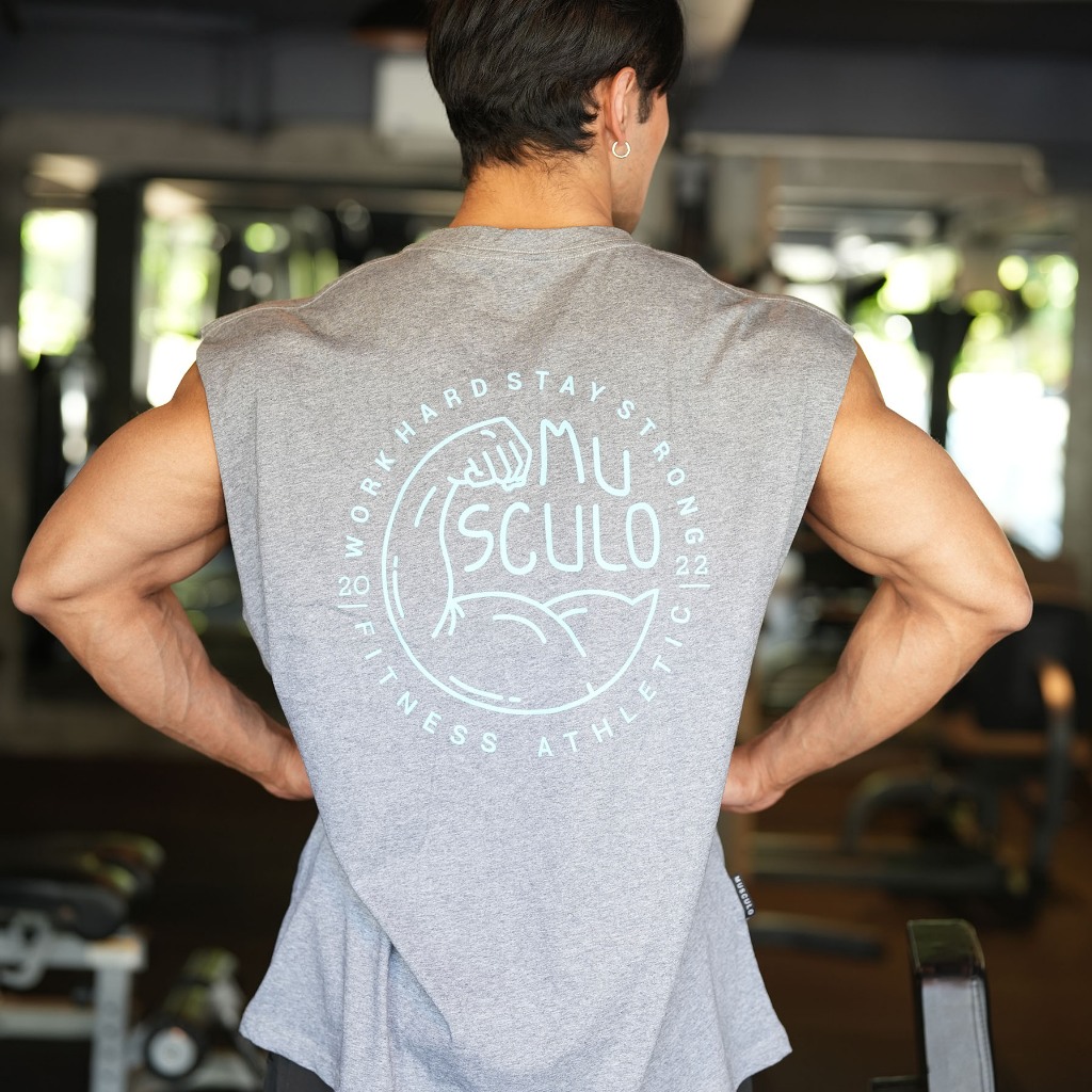 เสื้อกล้ามโอเวอร์ไซส์ Musculo Original logo collection รูปที่ 7