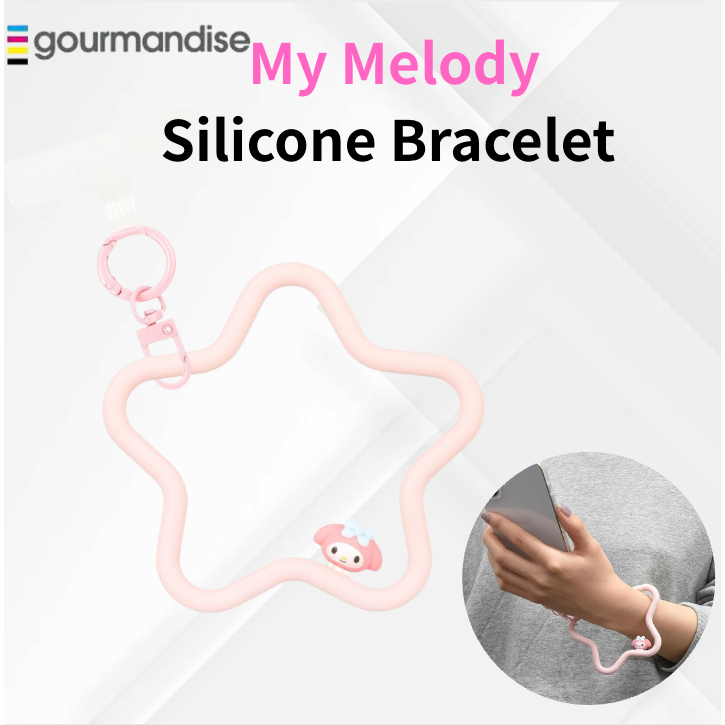 Gourmandise Sanrio Characters Multi-Ring Plus Silicone Bracelet – My Melody (SANG-487MM)