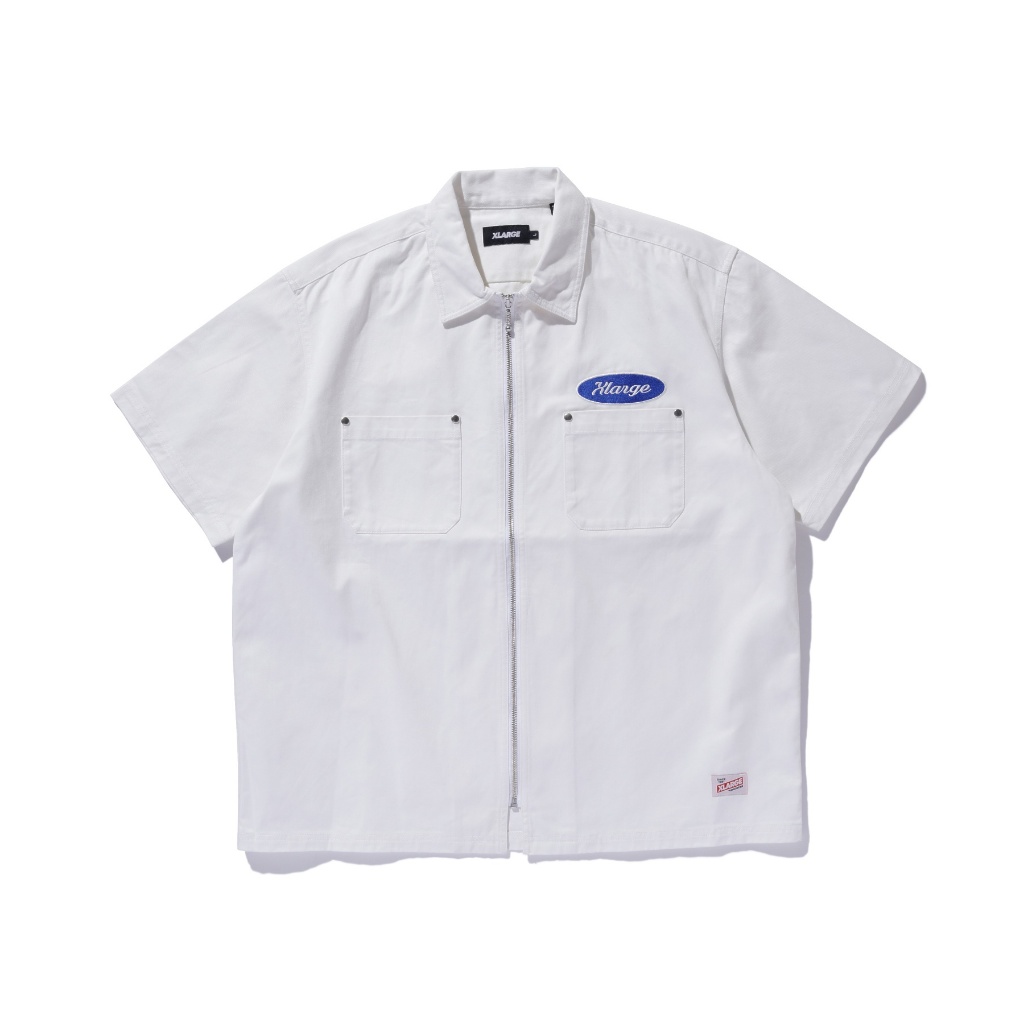 เสื้อเชิ้ต XLARGE รุ่น Zip Up S/S Work Shirt