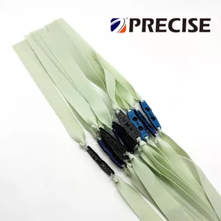 (ชุด 5 เส้น) ยางสูตร Precise ฟ้าขาว ทุกสูตร ความยาว 170, 200, 240 มม. ความหนา 0.40-0.80 รหัส HT-662