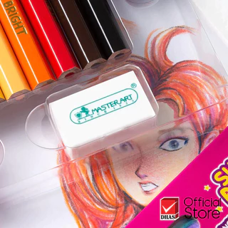 [ยกแพ็ค 12 กล่อง] Master Art สีไม้ ดินสอสีไม้ แท่งยาว 12 สี รุ่นซุปเปอร์ไบรท์ จำนวน 12 กล่อง