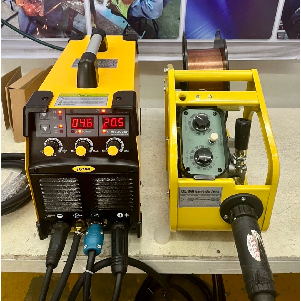 เครื่องเชื่อมMIG300GF 380V RILON  300A ฟีดแยก
