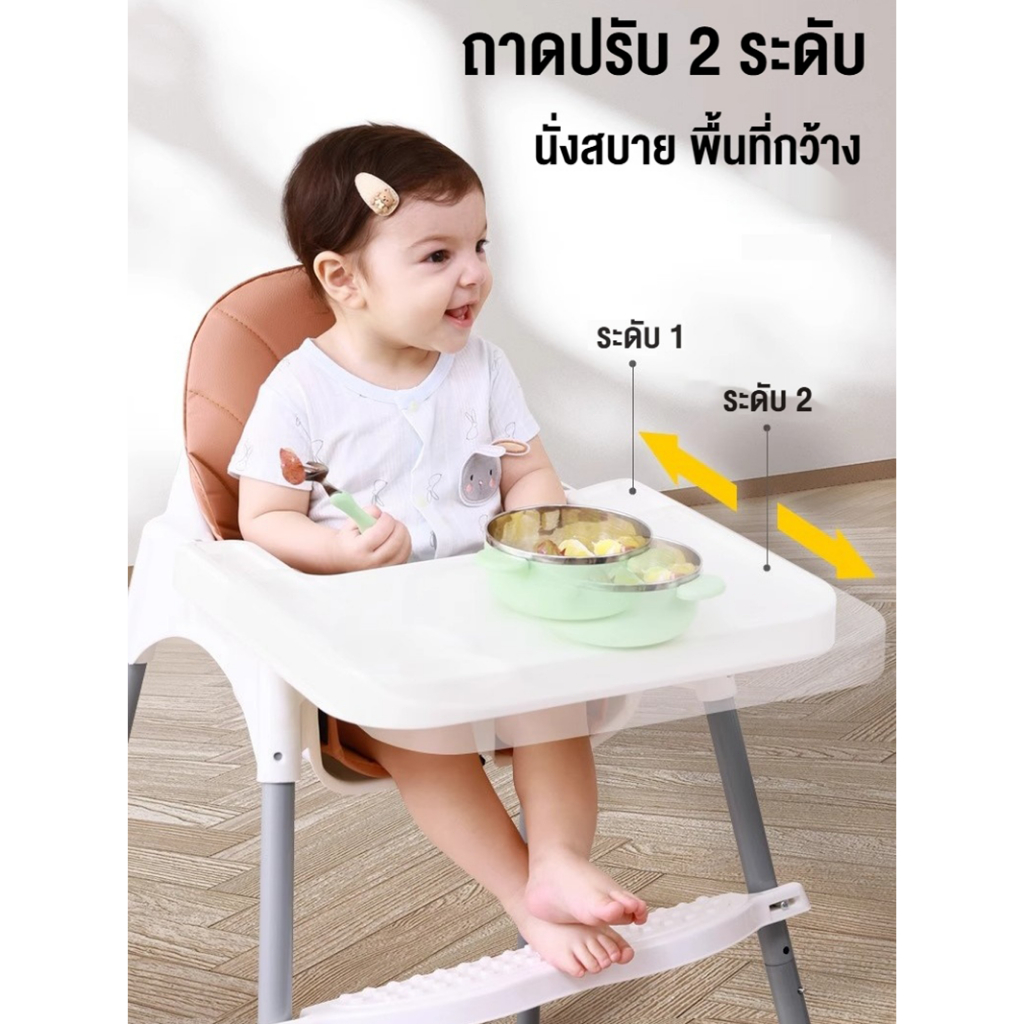 เก้าอี้กินข้าวเด็ก โต๊ะกินข้าวเด็ก IKEA เก้าอี้นั่งกินข้าวเด็ก ถอดประกอบได้ 0–3 ปี - รูปที่ 3