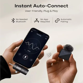F11 ไมค์ติดเสื้อไร้สาย Wireless Microphone ระบบตัดเสียง เสียงชัด ถ่ายVDO/Live 3-in-1 พร้อมแผ่นกรอง Pop