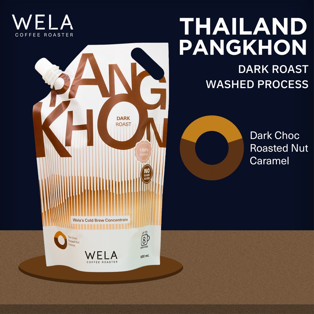 Wela's Pangkhon Cold Brew Concentrate - กาแฟสกัดเย็นเข้มข้น (500 ml.)