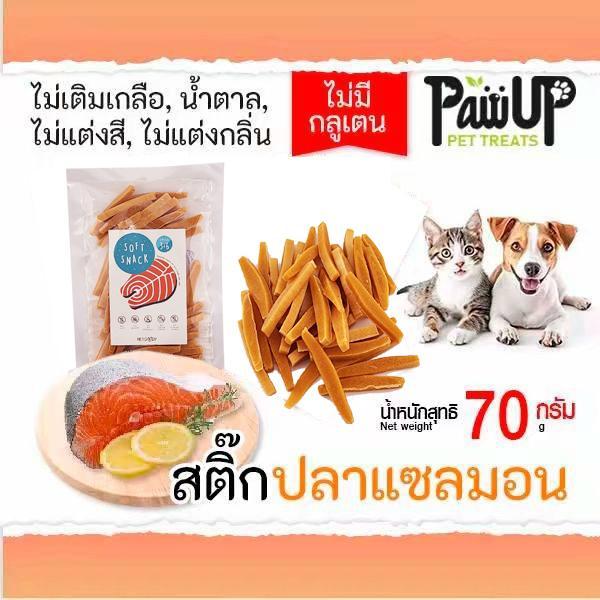 สติ๊กปลาแซลม่อนสำหรับสุนัขและแมว ทานเล่น