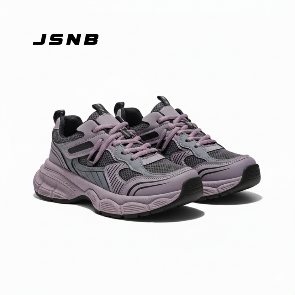 JSNB ส่งฟรี รองเท้าผ้าใบสไตล์เกาหลี ทรงสปอร์ต พร้อมส่ง รองเท้าเสริมส้น ใส่วิ่งได้ พื้นนุ่ม กันลื่น ระบายอากาศดี [LN5110]