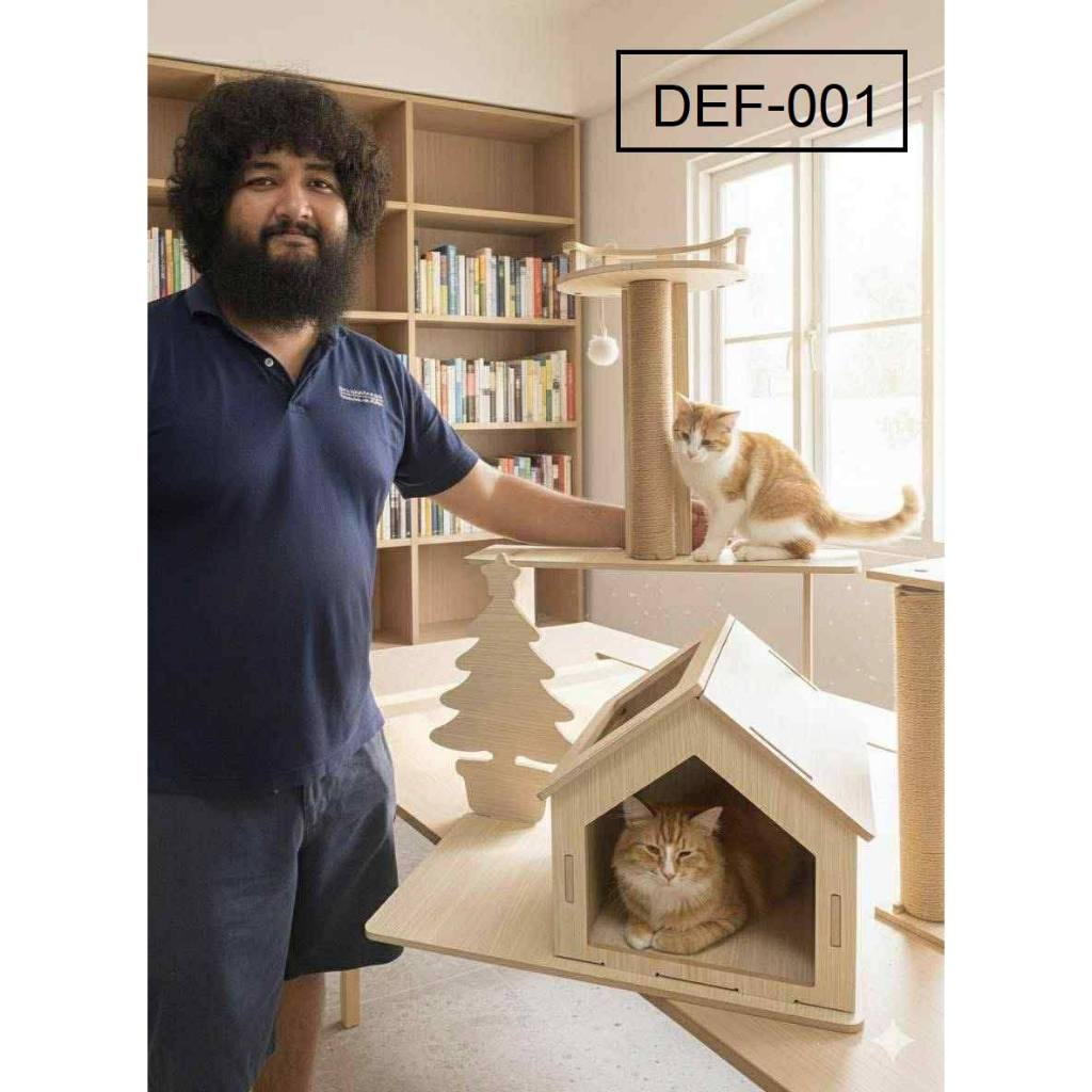 ( สินค้าแมว CAT-003 ) คอนโดแมว สูง 80 CM แข็งแรง