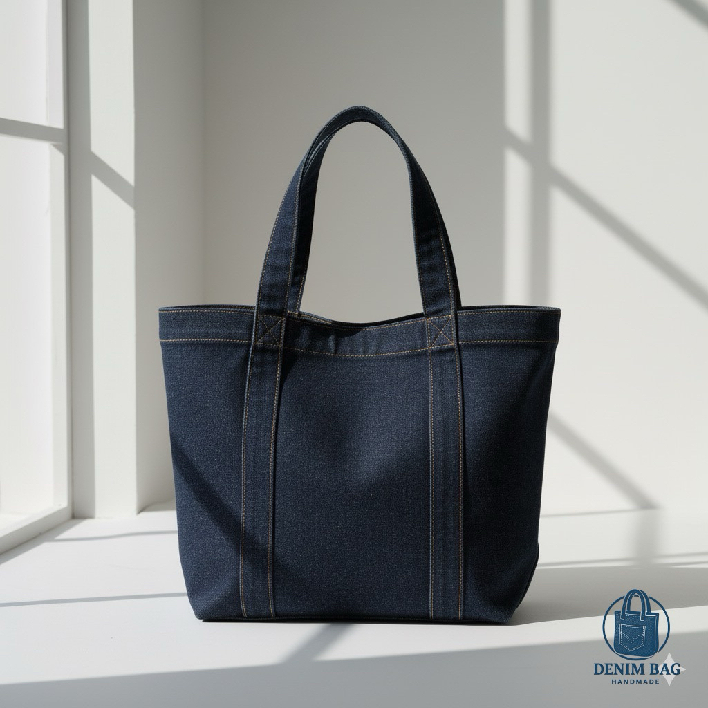 Denim Jeans Dark Blue Bag