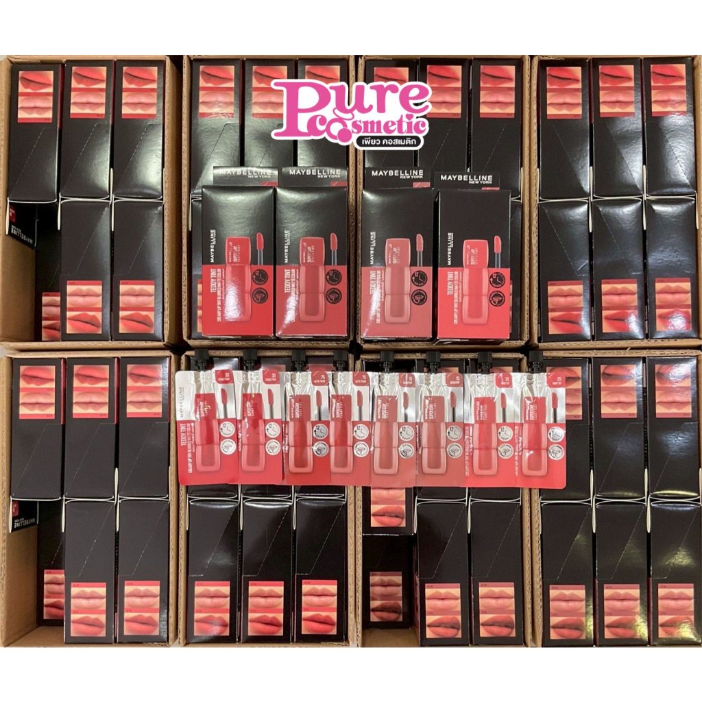 เพียวคอสMaybelline super stay teddy tint เมย์เบลลีน รูปที่ 6
