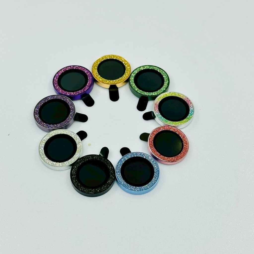 เลนส์กล้อง กากเพชร สำหรับไอแพด Gen10 Gen11 Air4 Air5 Air6 Air7 Air16 Mini6 Mini7 วงแหวนเลนส์กล้อง กันแตก กันรอยขีดขวด