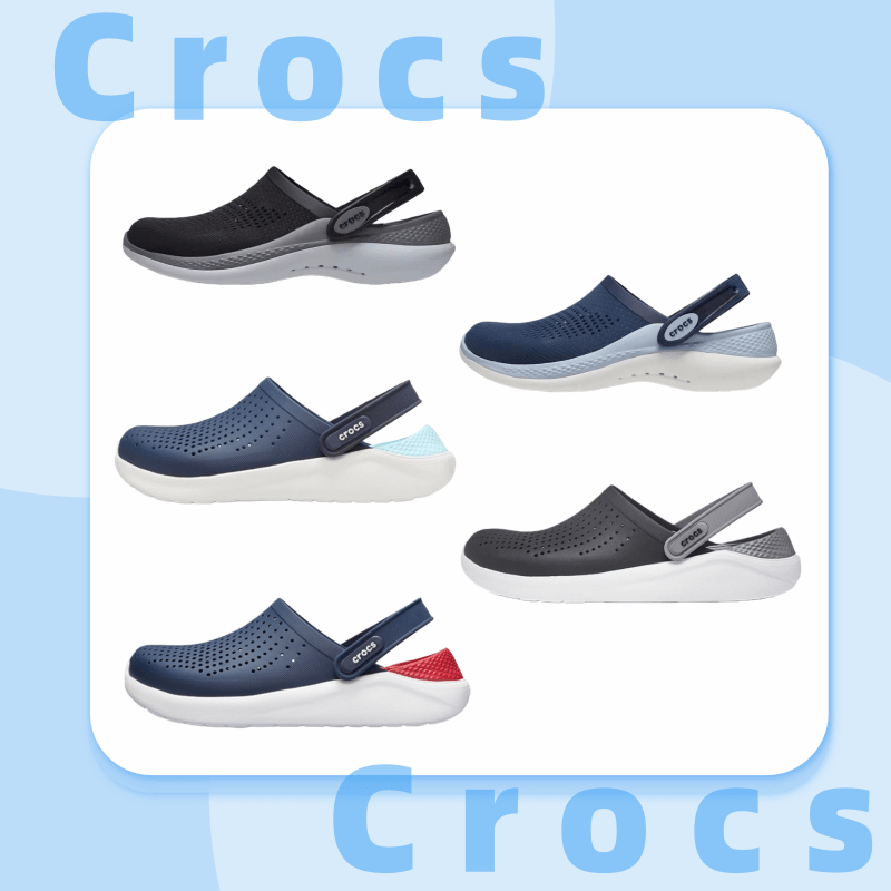 ✔100%ของแท้🚚จัดส่งเร็วภายใน 24🧭ชั่วโมงCrocs LiteRideแบบผู้ชายและผู้หญิง สบาย เอนกประสงค์ รองเท้าแตะ