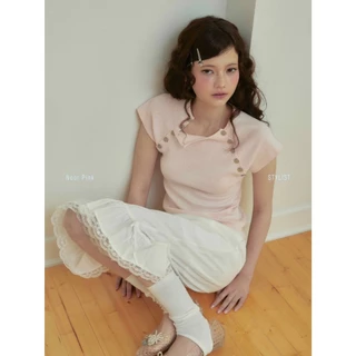 STYLIST (S-3XL) - Noor T-Shirts 003 เสื้อยืดกระดุม