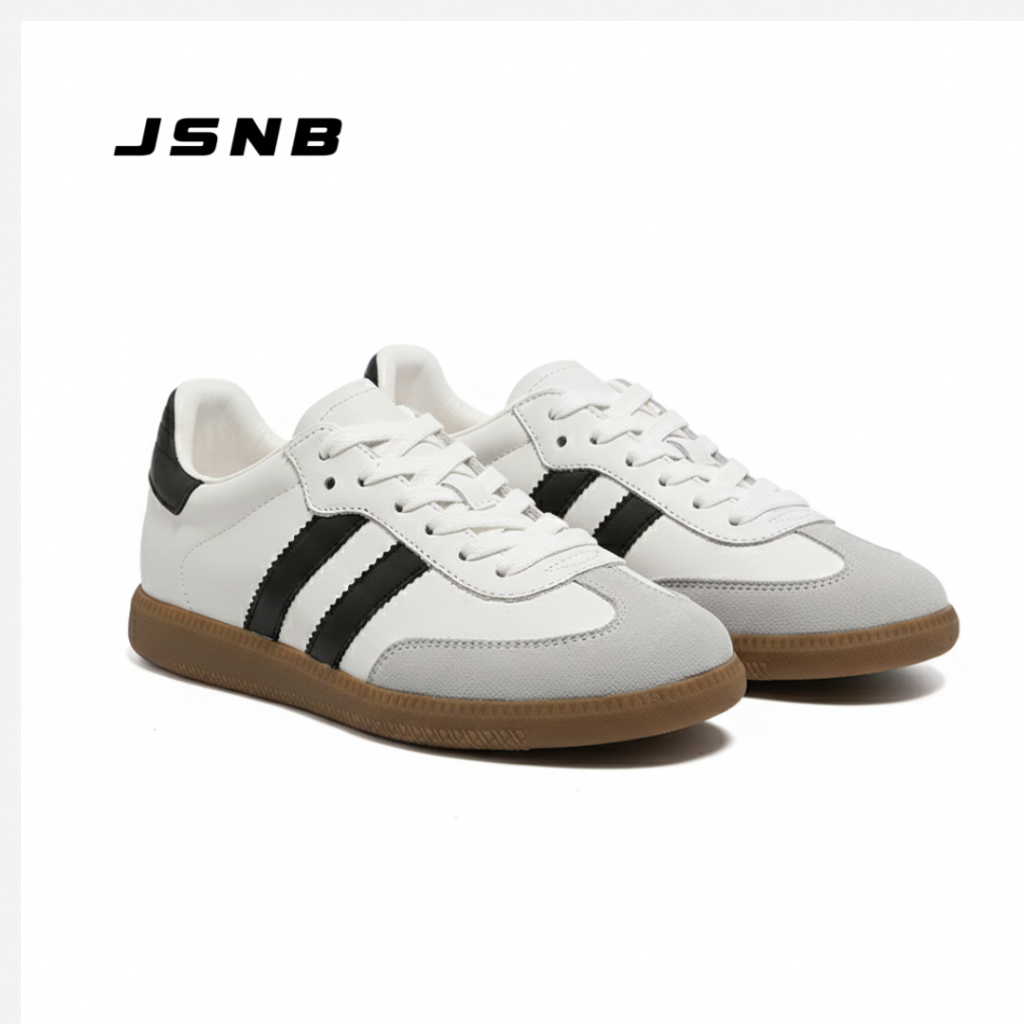 JSNB รองเท้าผ้าใบ Unisex ไซส์ใหญ่ 36-45 พร้อมส่ง ผ้าใบลำลอง ระบายอากาศได้ดี  พื้นนุ่ม น้ำหนักเบา [LN