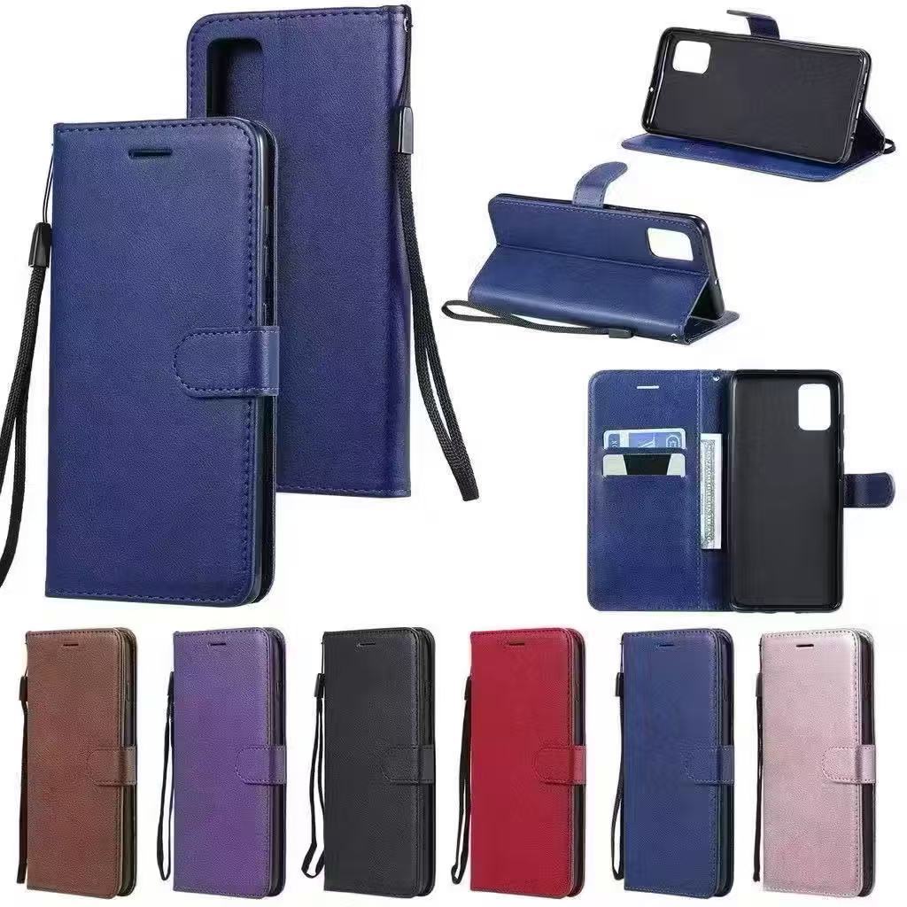 เคส ฝาพับ Boss เสียบบัตร สำหรับ Vivo Y02 y02T Y02A  Y36 Y27 Y35 Y22 Y02s Y16  Y30 Y50  Y15s Y01 ล็อคได้ ตั้งได้ แถมสาย