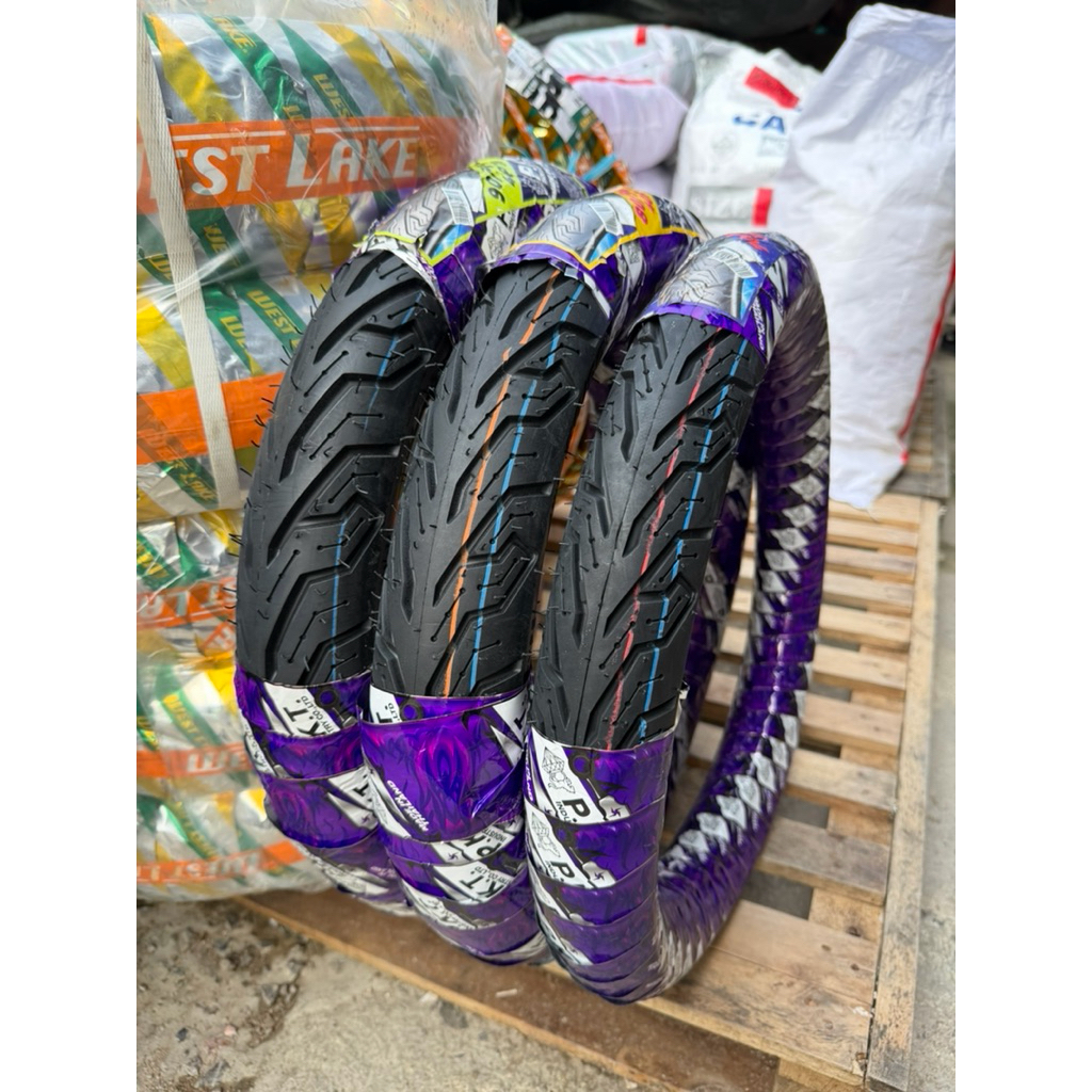 ยางนอก PKT  MO671 TT ลายลายซิตี้กริป  ขอบ14 (แบบใช้ยางใน) 70/90-14 80/90-14  90/90-14 - รูปที่ 6