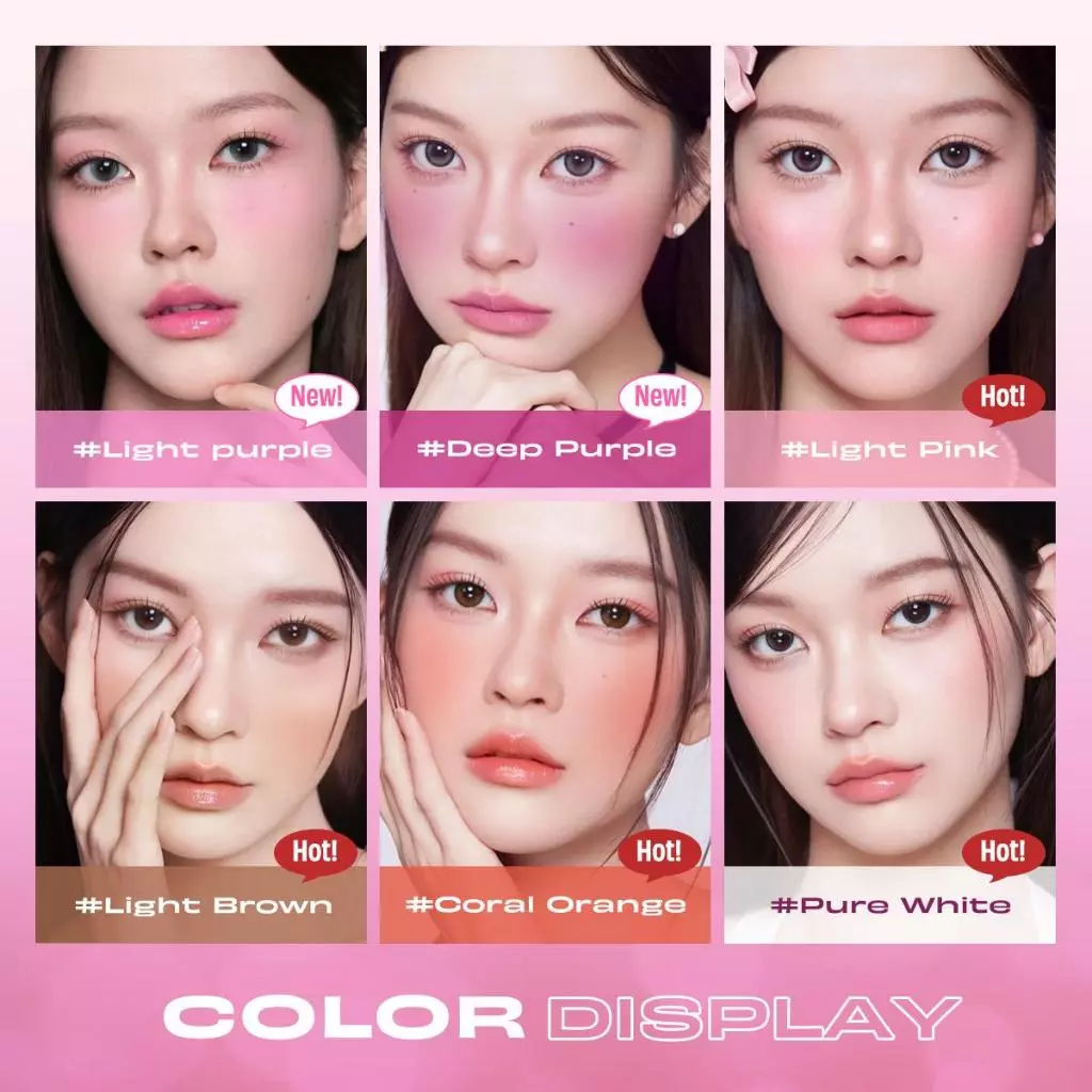บลัชออนเนื้อแมทครีม ปัดแก้ม-ริมฝีปาก-ตา สีชัด ติดทน thumbnail 3