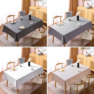 เลือกได้หลายสีผ้าปูโต๊ะ pvc ใช้ได้ทุกสถานการณ์ผ้าคลุมโต๊ะ กั…