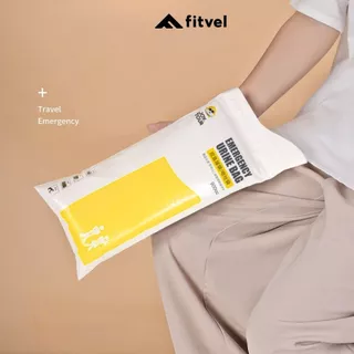 fitvel ถุงปัสสาวะ 600 - 1,000 CC. ถุงฉี่แบบพกพา ใช้ได้ทั้งผู้หญิงและผู้ชาย EMERGENCY URINE BAG