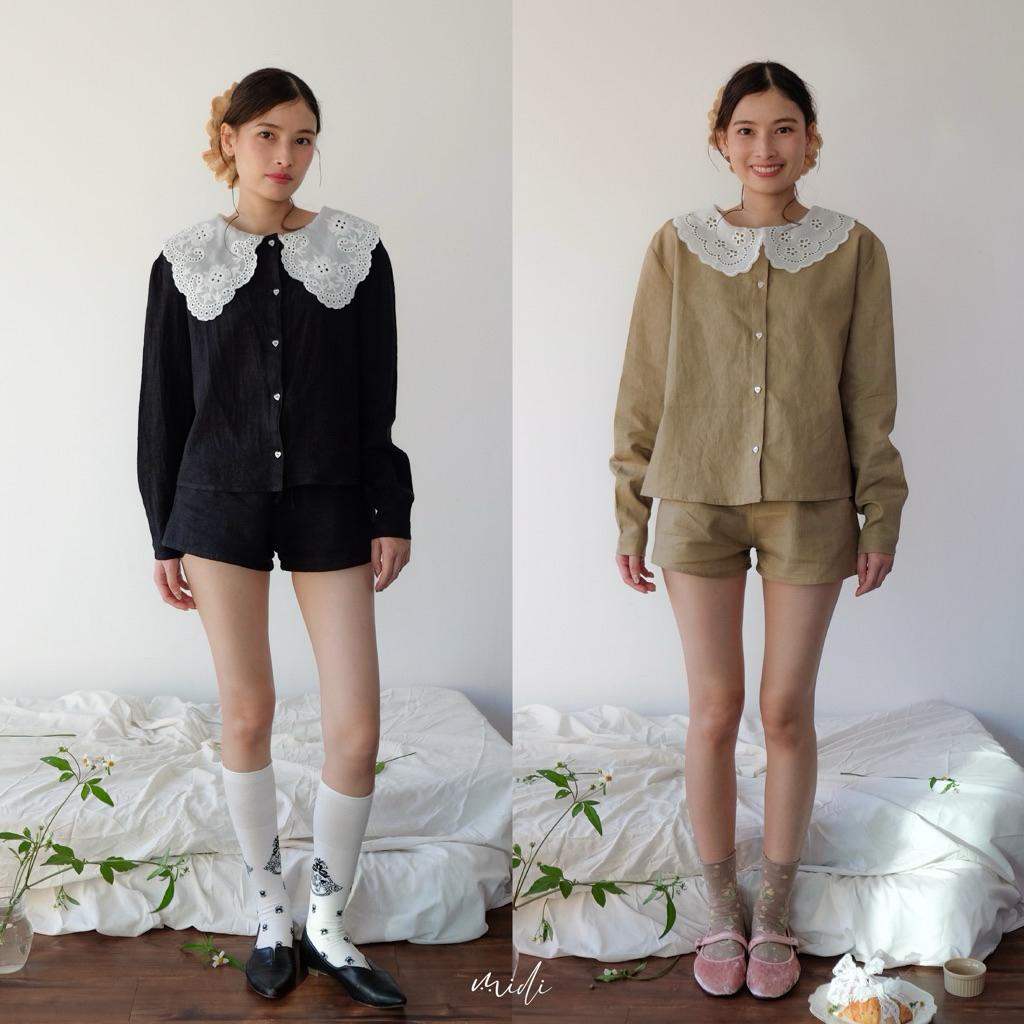 เสื้อเซิ้ตผู้หญิง LouLou Blouse🧸