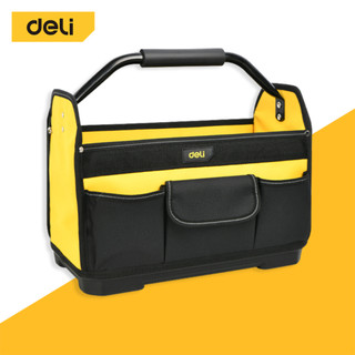 Deli กระเป๋าช่าง กระเป๋าใส่อุปกรณ์ กระเป๋าหูหิ้ว ผ้าออกฟอร์ดหนา 16นิ้ว กันน้ำ ใส่ของได้เยอะ Tool Bag
