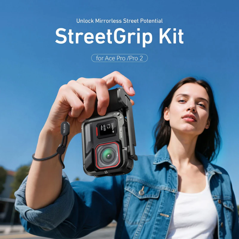 Telesin Insta360 Ace Pro / Ace Pro 2 Street Grip Kit ชุดกริปจับกล้องแอคชั่น thumbnail 3