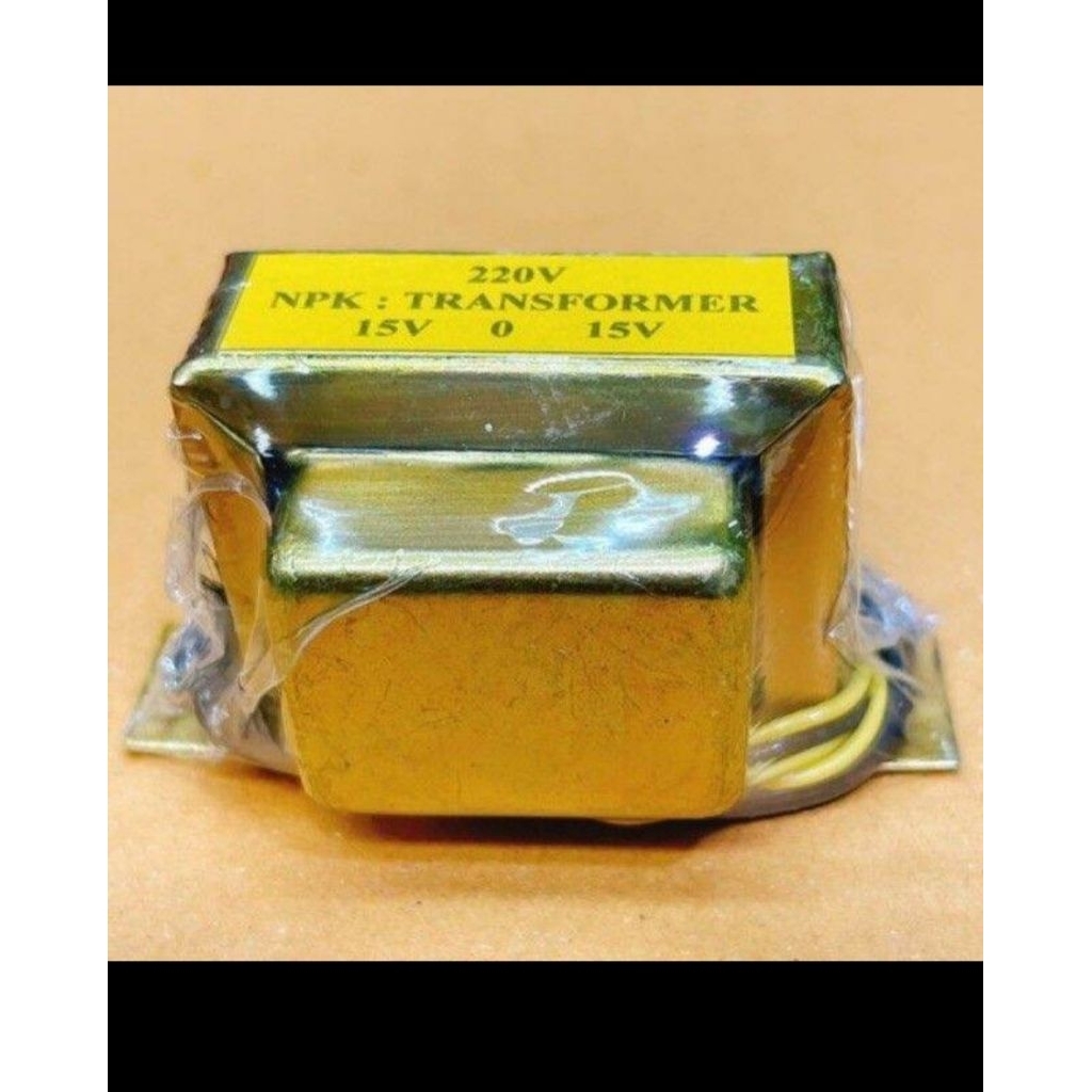 หม้อแปลง 500mA. รุ่น 15-0-15V. ฝาครอบ เครื่องขยายเสียง แอมป์