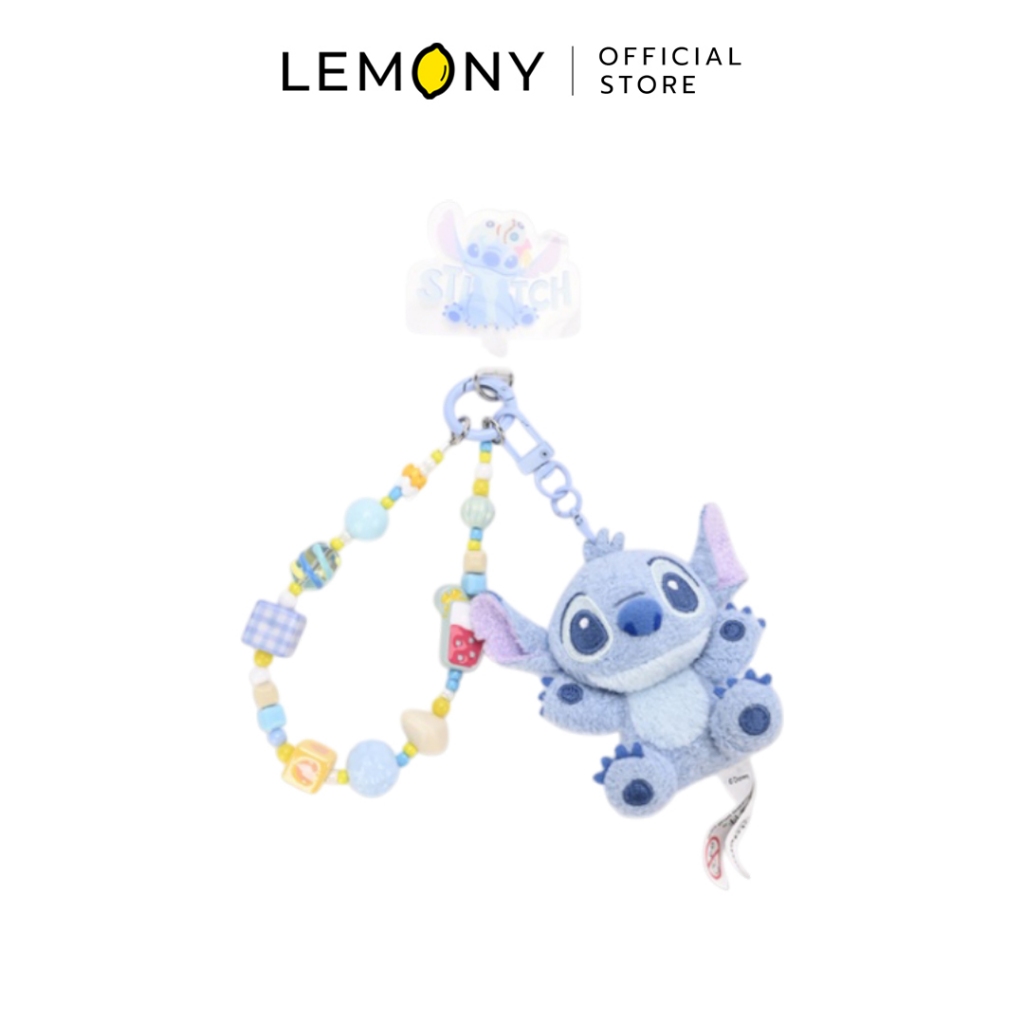 LEMONY พวงกุญแจตุ๊กตาสติทช์ ซีรีส์ Colorful ขนาด 6.5 ซม. Disney Lilo & Stitch Collection