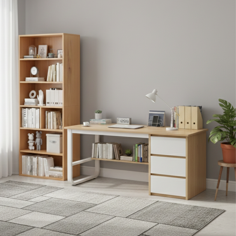 โต๊ะคอมพิวเตอร์ โต๊ะทำงาน โต๊ะวางคอม Computer Table โต๊ะมินิมอล ราคาถูกพร้อมส่ง โต๊ะเขียนหนังสือDK04