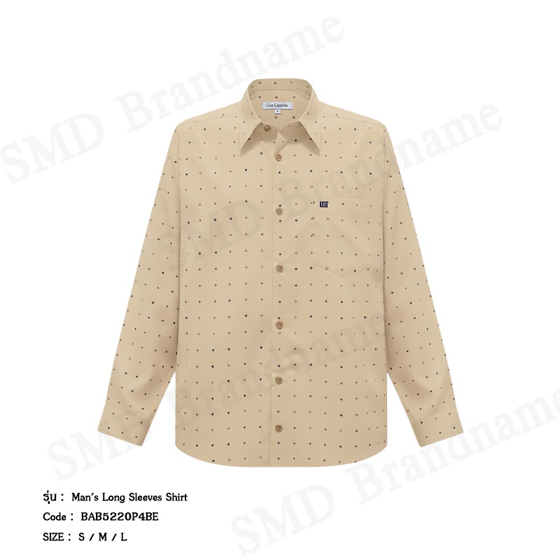 Guy Laroche เสื้อเชิ้ตแขนยาวผู้ชาย รุ่น Man's Long Sleeves Shirt Code: BAB5220P4BE