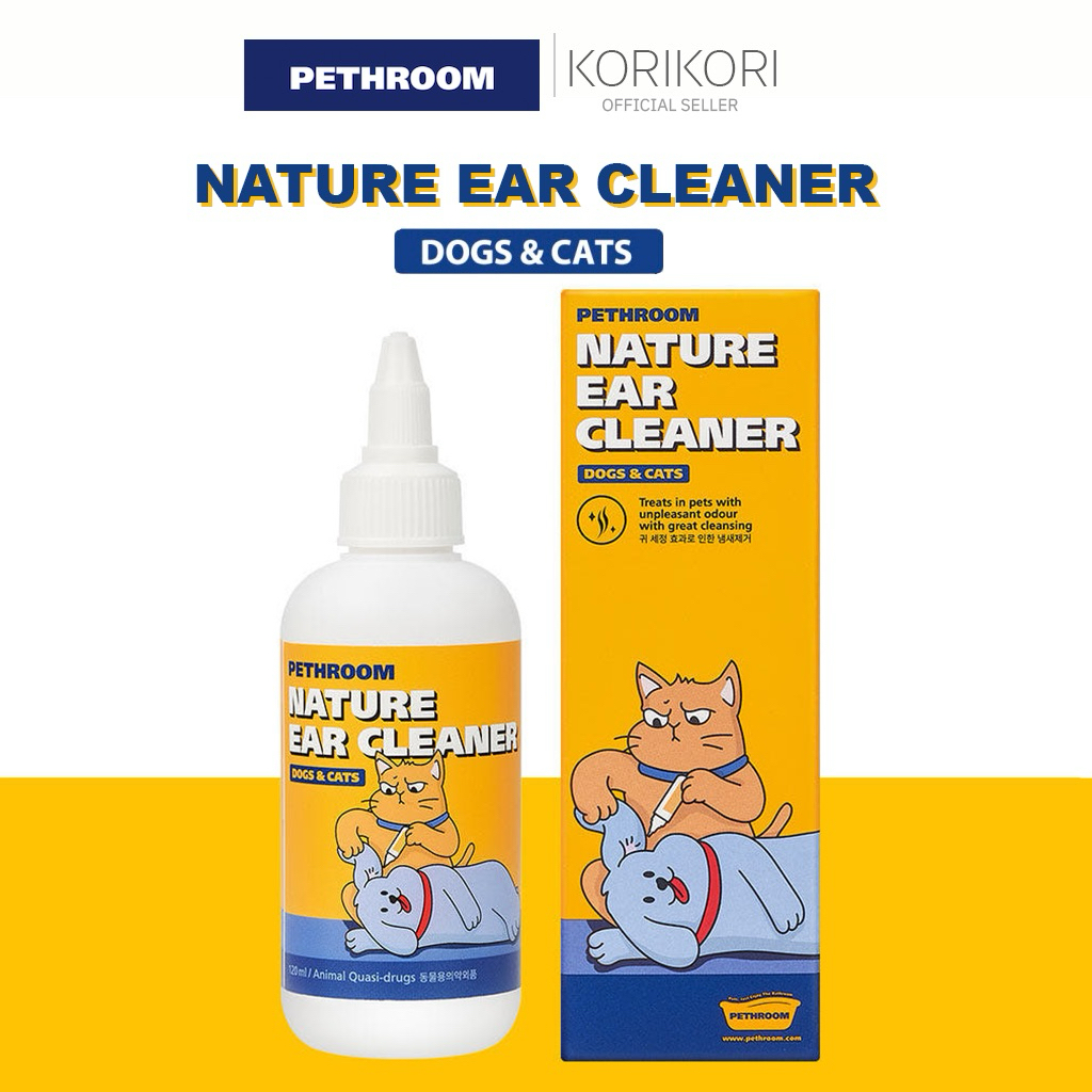 🇰🇷[PETHROOM] Nature Ear Cleaner – น้ำยาทำความสะอาดหูสำหรับสุนัขและแมว | Nature Ear Cleaner – Ear Cle