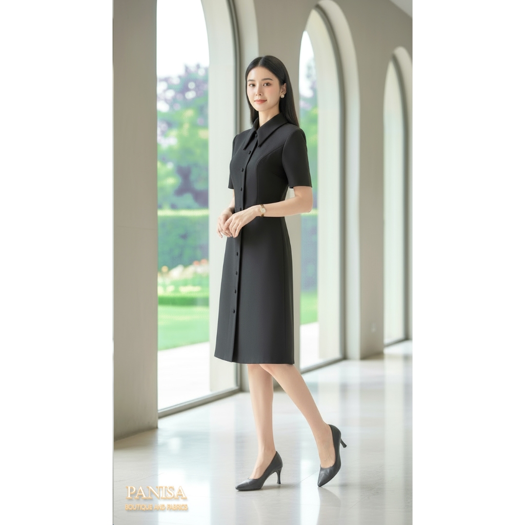 The Classic Black Dress : เรียบหรู ที่ต้องมีติดตู้ ราคา ถูกที่สุด ดีลบีเคเค แกลเลอรีภาพที่ 7