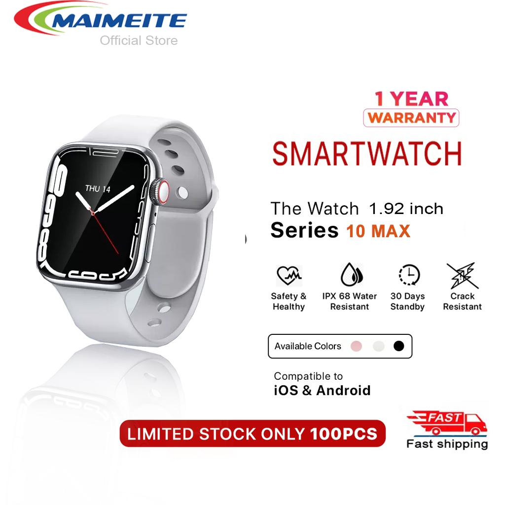 ใหม่ล่าสุด】MAIMEITE 2.0นิ้ว สมาร์ทวอทช์ รองรับภาษาไทย นาฬิกาสมาร์ทวอทช์ สัมผัสได้เต็มจอ นาฬิกา sport นาฬิกากันน้ำ COD