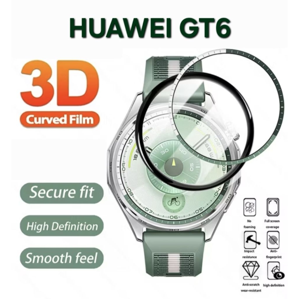 ฟิล์ม3D Huawei GT6/GT6 Pro ป้องกันหน้าจอแตกกันรอย ส่งไว จากไทย