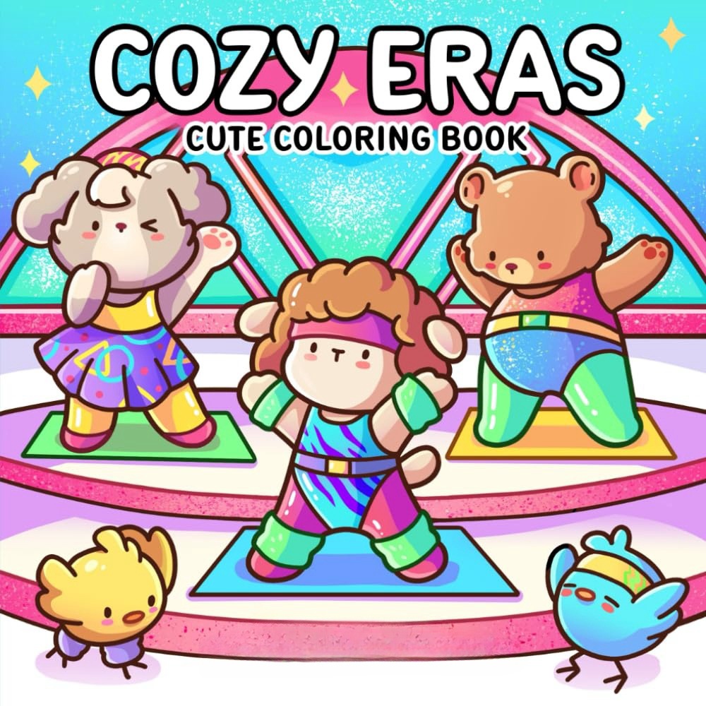 [พร้อมส่ง] NEW!! สมุดภาพระบายสี Cozy Eras ภาพน่ารัก ลายเส้นชัด ฝึกสมาธิ ระบายสนุก